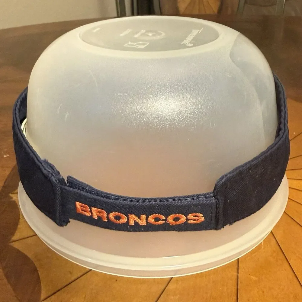 Men's Denver Broncos Visor Navy Blue Embroidery Logo NFL One Size